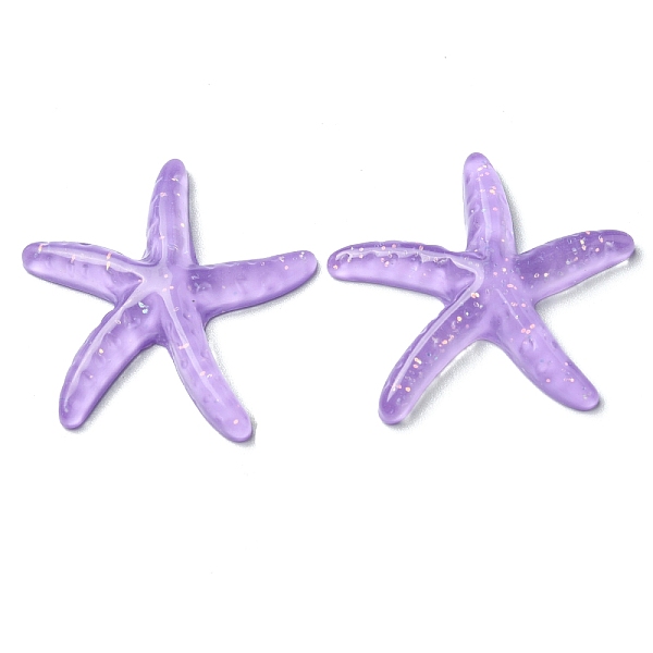PandaHall Translucent Resin Sea Animal Cabochons, Glitter Starfish, Violet, 37x39x6mm Resin Starfish Purple
PandaHall Translucent Resin Sea Animal Cabochons, Glitter Starfish, Violet, 37x39x6mm Resin Starfish Purple