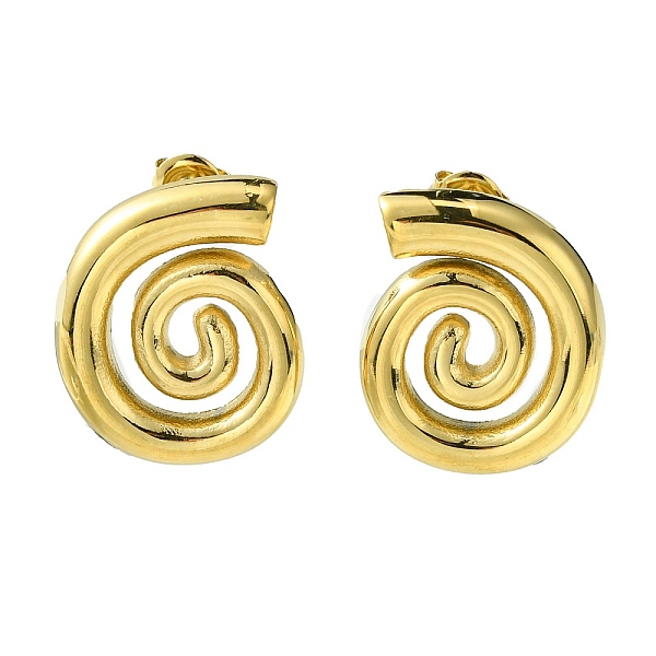 PandaHall Ion Plating(IP) 304 Stainless Steel Stud Earrings, Vortex, Real 14K Gold Plated, 25.5x21mm 304 Stainless Steel
PandaHall Ion Plating(IP) 304 Stainless Steel Stud Earrings, Vortex, Real 14K Gold Plated, 25.5x21mm 304 Stainless Steel