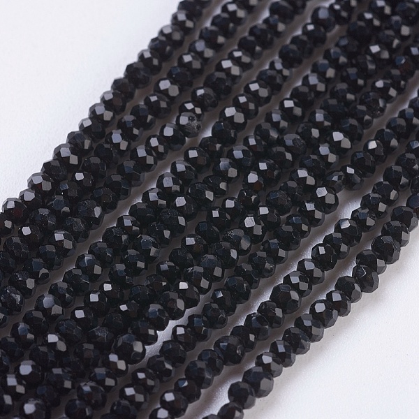 PandaHall Opaque Glass Beads Strands, Faceted, Rondelle, Black, 2.5x1.5~2mm, Hole: 0.5mm, about 185~190pcs/strand, 13.7 inch~14.1 inch Glass...
PandaHall Opaque Glass Beads Strands, Faceted, Rondelle, Black, 2.5x1.5~2mm, Hole: 0.5mm, about 185~190pcs/strand, 13.7 inch~14.1 inch Glass...