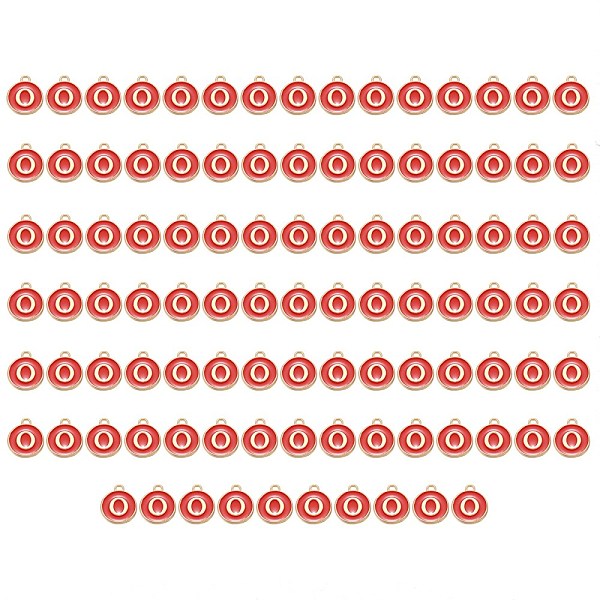 PandaHall Golden Plated Enamel Alloy Charms, Enamelled Sequins, Flat Round, Red, Letter.O, 14x12x2mm, Hole: 1.5mm, 100pcs/Box Alloy+Enamel...
PandaHall Golden Plated Enamel Alloy Charms, Enamelled Sequins, Flat Round, Red, Letter.O, 14x12x2mm, Hole: 1.5mm, 100pcs/Box Alloy+Enamel...