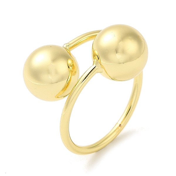 PandaHall Rack Plating Brass Round Ball Cuff Rings, Cadmium Free & Lead Free, Long-Lasting Plated, Real 18K Gold Plated, Inner Diameter...
PandaHall Rack Plating Brass Round Ball Cuff Rings, Cadmium Free & Lead Free, Long-Lasting Plated, Real 18K Gold Plated, Inner Diameter...