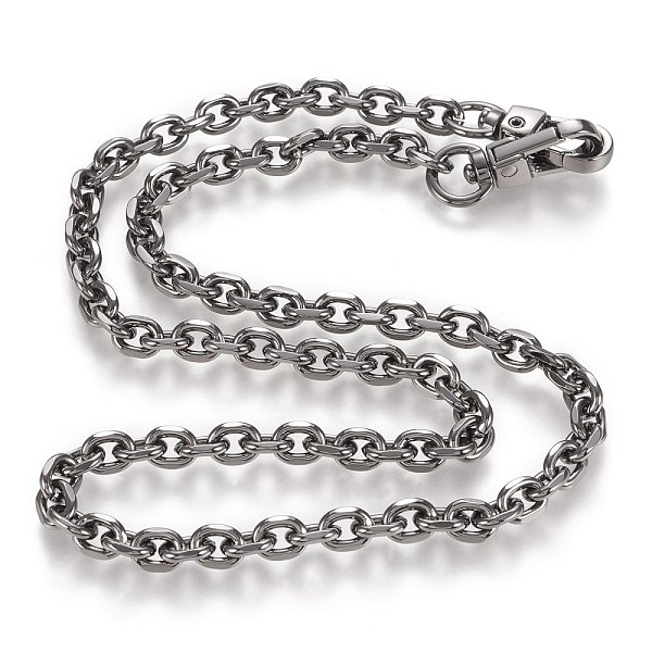 PandaHall Iron Cable Chain Bag Handles, Wallet Chains, with Alloy Swivel Clasps, for Bag Straps Replacement Accessories, Gunmetal...
PandaHall Iron Cable Chain Bag Handles, Wallet Chains, with Alloy Swivel Clasps, for Bag Straps Replacement Accessories, Gunmetal...