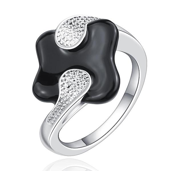 PandaHall Fashionable Brass Enamel Rhombus Finger Rings, Black, Silver, Size 7, 17.3mm Brass Black
PandaHall Fashionable Brass Enamel Rhombus Finger Rings, Black, Silver, Size 7, 17.3mm Brass Black