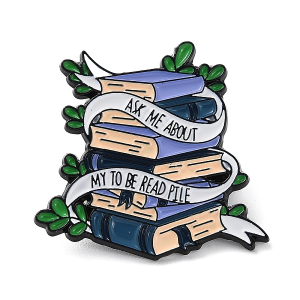 PandaHall Book & Leaf Enamel Pins, Black Alloy Brooch for Backpack Clothing, Cornflower Blue, 28x29.5x1.4mm Alloy+Enamel Book
PandaHall Book & Leaf Enamel Pins, Black Alloy Brooch for Backpack Clothing, Cornflower Blue, 28x29.5x1.4mm Alloy+Enamel Book