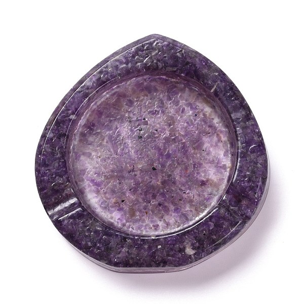 PandaHall Natural Amethyst Ashtray, with Resin, Home OFFice Tabletop Decoration, Teardrop, 101x99x21mm, Inner Diameter: 71x70mm Amethyst...
PandaHall Natural Amethyst Ashtray, with Resin, Home OFFice Tabletop Decoration, Teardrop, 101x99x21mm, Inner Diameter: 71x70mm Amethyst...