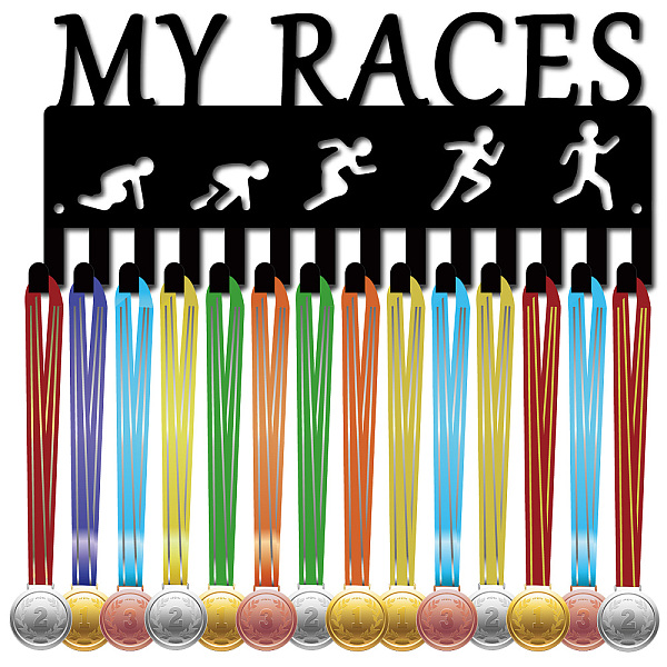 PandaHall CREATCABIN Running Medal Holder Medal Hangers Display Rack Sports Hanging Athlete Awards Iron Small Metal Wall Mount Decor with 14..., Black
PandaHall CREATCABIN Running Medal Holder Medal Hangers Display Rack Sports Hanging Athlete Awards Iron Small Metal Wall Mount Decor with 14..., Black