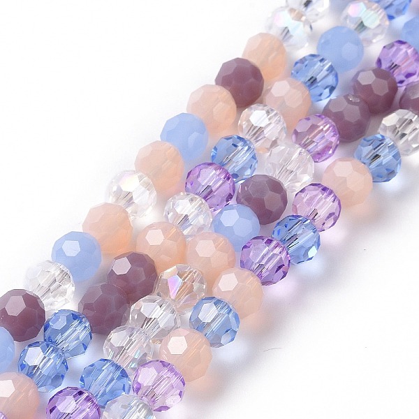PandaHall Glass Beads Strands, Faceted(32 Facets), Round, Old Rose, 5.5mm, Hole: 1mm, about 95pcs/strand, 20.47''(52cm) Glass Round
PandaHall Glass Beads Strands, Faceted(32 Facets), Round, Old Rose, 5.5mm, Hole: 1mm, about 95pcs/strand, 20.47''(52cm) Glass Round