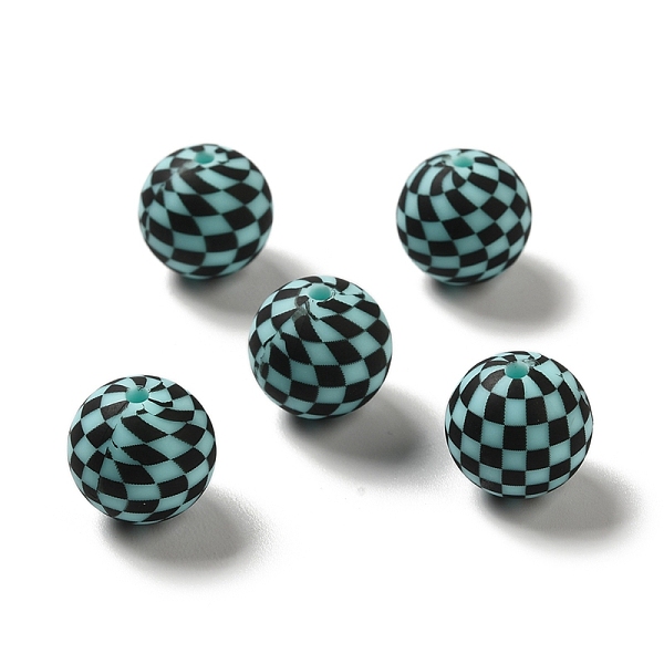 PandaHall Opaque Silicone Beads, Round with Tartan, Light Blue, 15x14.5mm, Hole: 2.3mm Silicone Round
PandaHall Opaque Silicone Beads, Round with Tartan, Light Blue, 15x14.5mm, Hole: 2.3mm Silicone Round