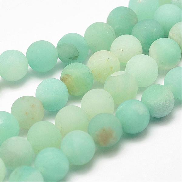 PandaHall Natural Amazonite Bead Strands, Round, Frosted, 8mm, Hole: 1mm, about 46pcs/strand, 15.7 inch(40cm) Amazonite Round
PandaHall Natural Amazonite Bead Strands, Round, Frosted, 8mm, Hole: 1mm, about 46pcs/strand, 15.7 inch(40cm) Amazonite Round