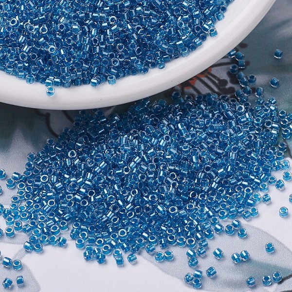 PandaHall MIYUKI Delica Beads, Cylinder, Japanese Seed Beads, 11/0, (DB0905) Sparkling Blue Lined Crystal, 1.3x1.6mm, Hole: 0.8mm, about...
PandaHall MIYUKI Delica Beads, Cylinder, Japanese Seed Beads, 11/0, (DB0905) Sparkling Blue Lined Crystal, 1.3x1.6mm, Hole: 0.8mm, about...