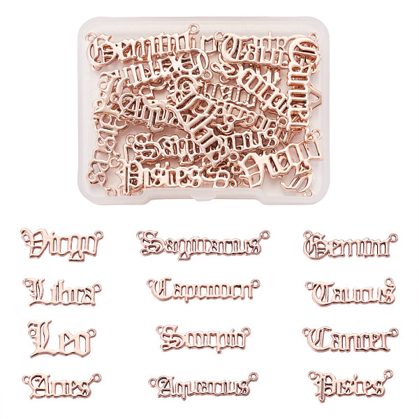 PandaHall Fashewelry 24Pcs 2 Sets Zinc Alloy Jewelry Pendant Accessories, Twelve Constellations Series, Rose Gold, 20~40mm, Hole: 1mm, 12...
PandaHall Fashewelry 24Pcs 2 Sets Zinc Alloy Jewelry Pendant Accessories, Twelve Constellations Series, Rose Gold, 20~40mm, Hole: 1mm, 12...