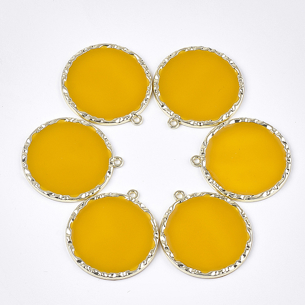PandaHall Epoxy Resin Pendants, with Alloy Findings, Flat Round, Light Gold, Gold, 36x33x2.5mm, Hole: 1.8mm Alloy+Epoxy Resin Flat Round...
PandaHall Epoxy Resin Pendants, with Alloy Findings, Flat Round, Light Gold, Gold, 36x33x2.5mm, Hole: 1.8mm Alloy+Epoxy Resin Flat Round...