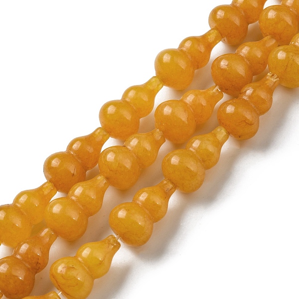 PandaHall Natural White Jade Beads Strands, Dyed, Gourd, Gold, 17.5~18.5x9.5~10mm, Hole: 1.2mm, about 23~24pcs/strand, 16.14~16.34 inch...
PandaHall Natural White Jade Beads Strands, Dyed, Gourd, Gold, 17.5~18.5x9.5~10mm, Hole: 1.2mm, about 23~24pcs/strand, 16.14~16.34 inch...