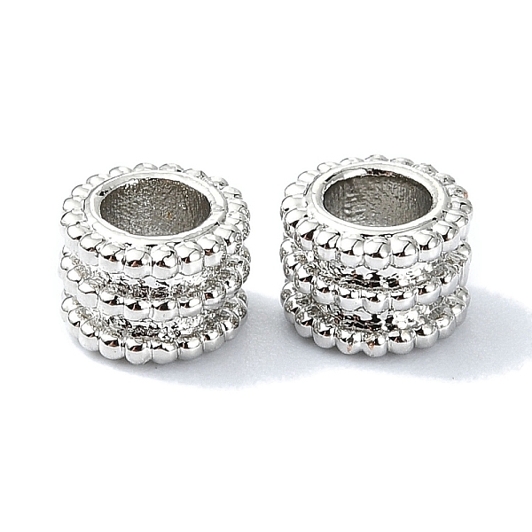 PandaHall Rack Plating Brass Beads, Long-Lasting Plated, Lead Free & Cadmium Free, Column, Platinum, 6x4mm, Hole: 3mm Brass Column
PandaHall Rack Plating Brass Beads, Long-Lasting Plated, Lead Free & Cadmium Free, Column, Platinum, 6x4mm, Hole: 3mm Brass Column