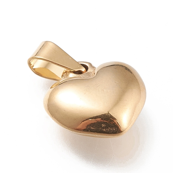 PandaHall 201 Stainless Steel Pendants, Heart, for Valentine's Day, Golden, 16x16x7mm, Hole: 7x3.5mm 201 Stainless Steel Heart
PandaHall 201 Stainless Steel Pendants, Heart, for Valentine's Day, Golden, 16x16x7mm, Hole: 7x3.5mm 201 Stainless Steel Heart
