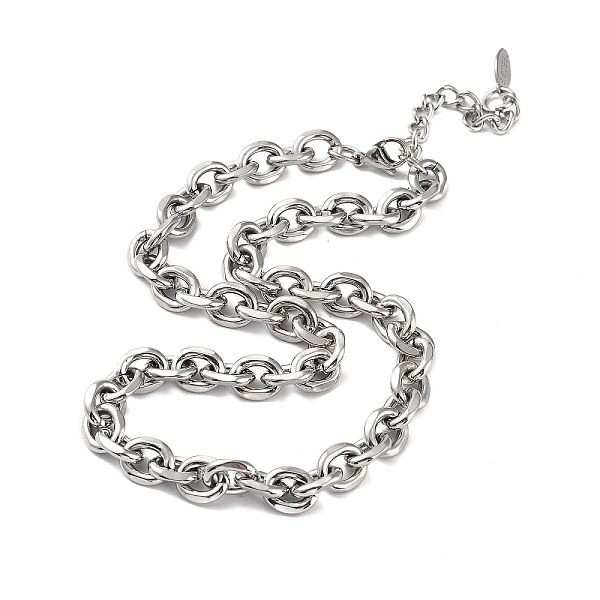 PandaHall 304 Stainless Steel Rolo Chain Necklace, Stainless Steel Color, 15.83 inch(40.2cm) 304 Stainless Steel
PandaHall 304 Stainless Steel Rolo Chain Necklace, Stainless Steel Color, 15.83 inch(40.2cm) 304 Stainless Steel