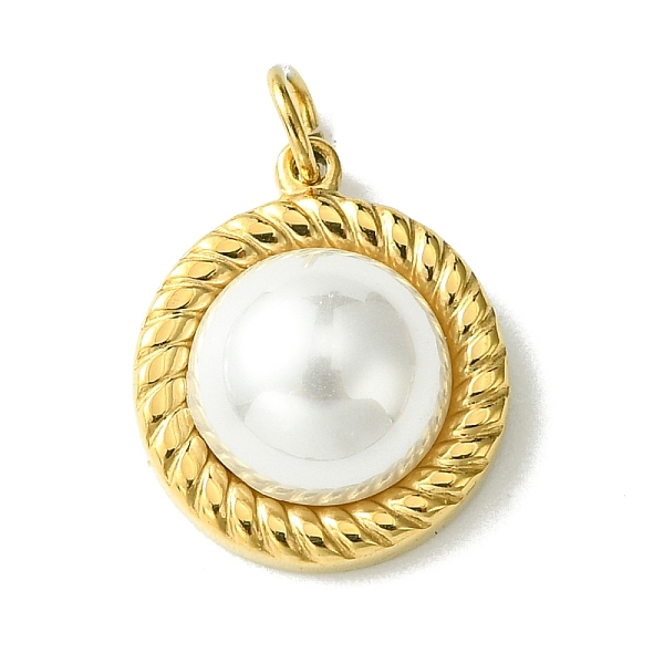 PandaHall Ion Plating(IP) 304 Stainless Steel Pave Shell Pearl Half Round Charms with Jump Rings, Real 14K Gold Plated, 13.5x11.5x5.5mm..., White
PandaHall Ion Plating(IP) 304 Stainless Steel Pave Shell Pearl Half Round Charms with Jump Rings, Real 14K Gold Plated, 13.5x11.5x5.5mm..., White
