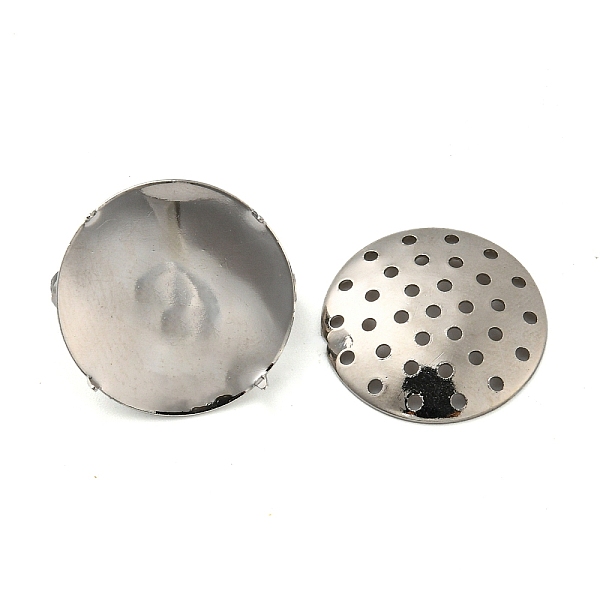 PandaHall Brass Brooch Findings, Cadmium Free & Lead Free, Round, Platinum, 21x21x12mm, Pin: 0.7mm, 20x2mm, Hole: 1mm Brass
PandaHall Brass Brooch Findings, Cadmium Free & Lead Free, Round, Platinum, 21x21x12mm, Pin: 0.7mm, 20x2mm, Hole: 1mm Brass