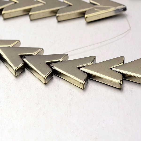 PandaHall Electroplate Non-magnetic Synthetic Hematite Bead Strands, Letter V, Antique Bronze Plated, 16x17x3mm, Hole: 1mm, about...
PandaHall Electroplate Non-magnetic Synthetic Hematite Bead Strands, Letter V, Antique Bronze Plated, 16x17x3mm, Hole: 1mm, about...