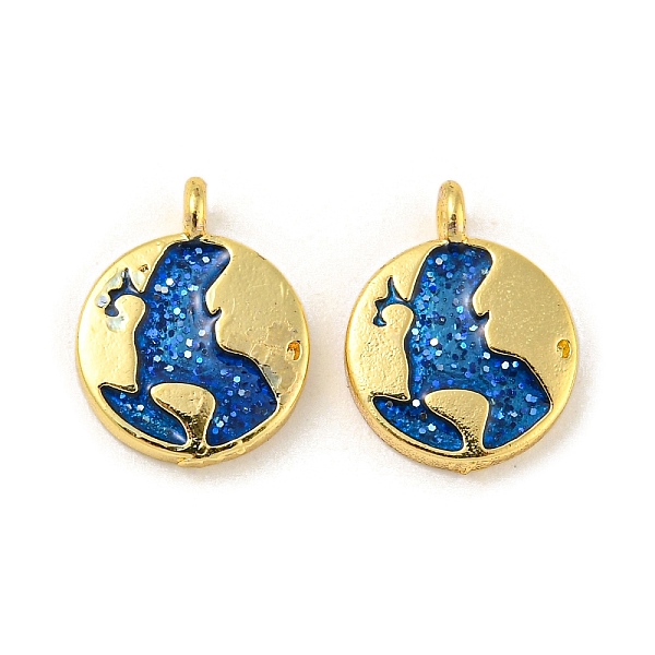 PandaHall Rack Plating Brass Charms, with Sequins Enamel, Long-Lasting Plated, Lead Free & Cadmium Free, Flat Round with Map Charm, Real 18K..., Blue
PandaHall Rack Plating Brass Charms, with Sequins Enamel, Long-Lasting Plated, Lead Free & Cadmium Free, Flat Round with Map Charm, Real 18K..., Blue