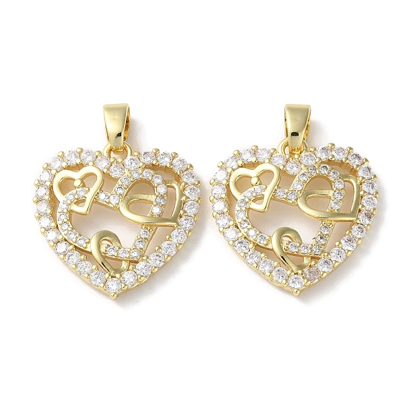 PandaHall Rack Plating Brass Micro Pave Cubic Zirconia Pendants, Long-Lasting Plated, Lead Free & Cadmium Free, Heart, Real 18K Gold Plated..., Clear
PandaHall Rack Plating Brass Micro Pave Cubic Zirconia Pendants, Long-Lasting Plated, Lead Free & Cadmium Free, Heart, Real 18K Gold Plated..., Clear