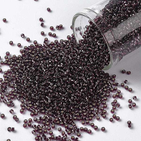 PandaHall TOHO Round Seed Beads, Japanese Seed Beads, (26C) Silver Lined Amethyst, 15/0, 1.5mm, Hole: 0.7mm, about 3000pcs/10g Glass Purple
PandaHall TOHO Round Seed Beads, Japanese Seed Beads, (26C) Silver Lined Amethyst, 15/0, 1.5mm, Hole: 0.7mm, about 3000pcs/10g Glass Purple