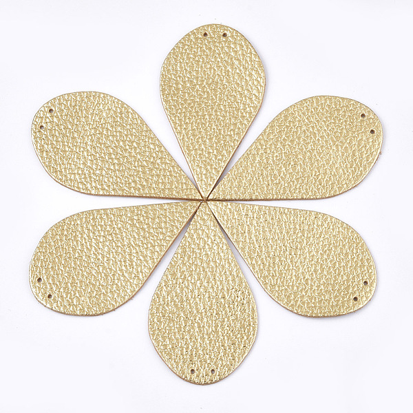 PandaHall Eco-Friendly Cowhide Big Pendants, teardrop, Light Khaki, 62.5x34.5x1.5mm, Hole: 1.2mm Leather Teardrop
PandaHall Eco-Friendly Cowhide Big Pendants, teardrop, Light Khaki, 62.5x34.5x1.5mm, Hole: 1.2mm Leather Teardrop
