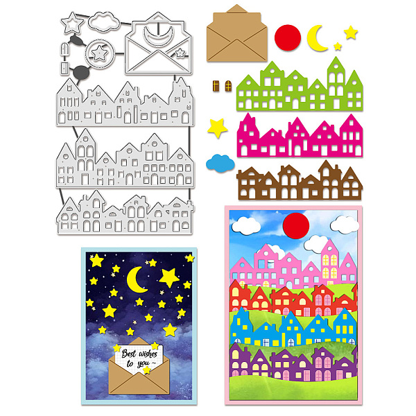 PandaHall BENECREAT House Cutting Dies, Sun Moon Stars Envelope Carbon Steel Cutting Dies Stencils Scrapbooking Template for DIY Embossing...
PandaHall BENECREAT House Cutting Dies, Sun Moon Stars Envelope Carbon Steel Cutting Dies Stencils Scrapbooking Template for DIY Embossing...