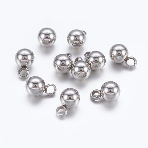 PandaHall Original Color Ball Charms 304 Stainless Steel Round Pendants, 7.5x5mm, Hole: 1.5mm 304 Stainless Steel Round
PandaHall Original Color Ball Charms 304 Stainless Steel Round Pendants, 7.5x5mm, Hole: 1.5mm 304 Stainless Steel Round