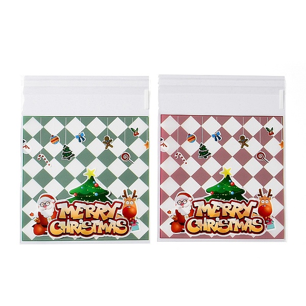 PandaHall Christmas Theme Plastic Bakeware Bag, with Self-adhesive, for Chocolate, Candy, Cookies, Square, Tartan, 131~132x99~100x0.1mm..., Multicolor
PandaHall Christmas Theme Plastic Bakeware Bag, with Self-adhesive, for Chocolate, Candy, Cookies, Square, Tartan, 131~132x99~100x0.1mm..., Multicolor