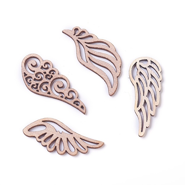 PandaHall Wooden Cabochons, Laser Cut Wood Shapes, Wing, BurlyWood, 57~57.5x22~29.5x2mm Wood Wing Orange
PandaHall Wooden Cabochons, Laser Cut Wood Shapes, Wing, BurlyWood, 57~57.5x22~29.5x2mm Wood Wing Orange