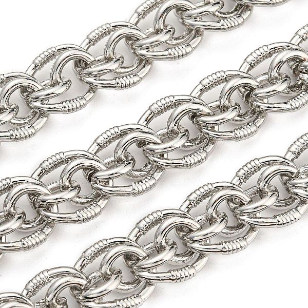 PandaHall Alloy Oval Link Chains, Mesh Chains, Unwelded, with Spool, Real Platinum Plated, 16.4x14.8x6.8mm, about 3.28 Feet(1m)/Roll Alloy
PandaHall Alloy Oval Link Chains, Mesh Chains, Unwelded, with Spool, Real Platinum Plated, 16.4x14.8x6.8mm, about 3.28 Feet(1m)/Roll Alloy