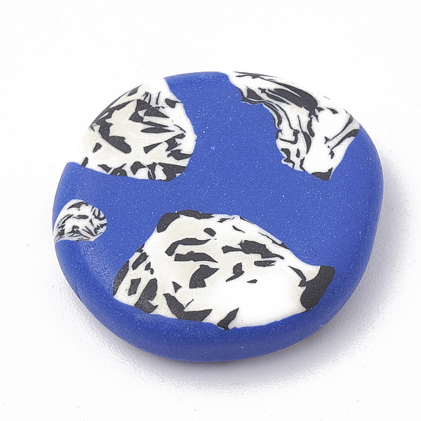 PandaHall Handmade Polymer Clay Cabochons, Flat Round, Medium Blue, 19~23x5~6mm Polymer Clay Flat Round
PandaHall Handmade Polymer Clay Cabochons, Flat Round, Medium Blue, 19~23x5~6mm Polymer Clay Flat Round