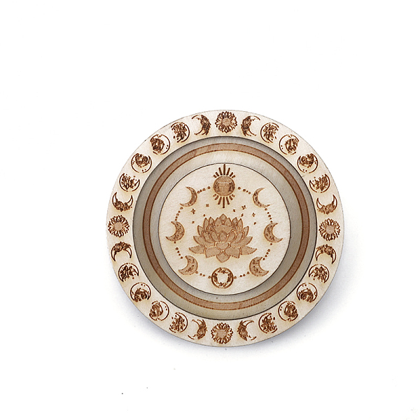 PandaHall Flat Round Wood Bracelet Display Trays, Holds up to one Bracelet, for Home decoration, Cornsilk, Moon Phase Pattern, 9.5cm Wood..., Gold
PandaHall Flat Round Wood Bracelet Display Trays, Holds up to one Bracelet, for Home decoration, Cornsilk, Moon Phase Pattern, 9.5cm Wood..., Gold