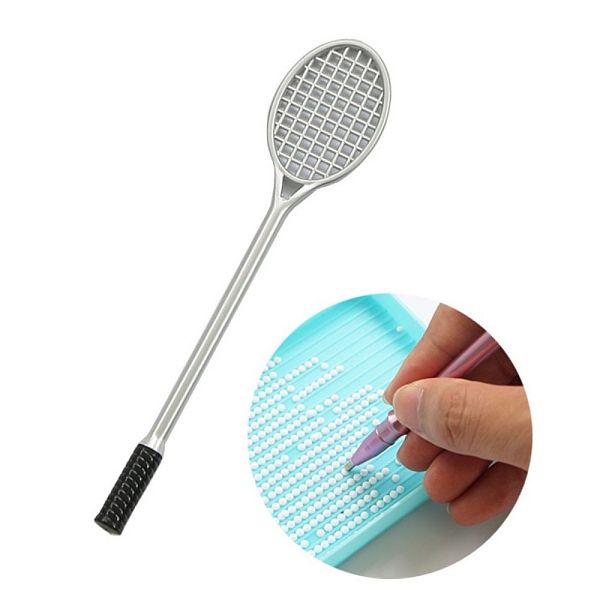 PandaHall Racket Shape Plastic Diamond Painting Point Drill Pen, Painting Craft Accessories Embroidery Tool, Silver, 19.1x4x0.7~1cm Plastic...
PandaHall Racket Shape Plastic Diamond Painting Point Drill Pen, Painting Craft Accessories Embroidery Tool, Silver, 19.1x4x0.7~1cm Plastic...