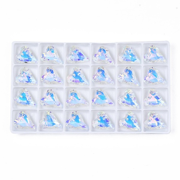 PandaHall 96Pcs Electroplated K9 Glass Pendants, Silver Plated Back, Faceted, Heart, Clear, 17.5x14.5x6mm, Hole: 1.4mm, about 24pcs/board...
PandaHall 96Pcs Electroplated K9 Glass Pendants, Silver Plated Back, Faceted, Heart, Clear, 17.5x14.5x6mm, Hole: 1.4mm, about 24pcs/board...