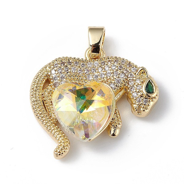 PandaHall Real 18K Gold Plated Rack Plating Brass Micro Pave Clear Cubic Zirconia Pendants, with Glass, Long-Lasting Plated, Cadmium Free &...
PandaHall Real 18K Gold Plated Rack Plating Brass Micro Pave Clear Cubic Zirconia Pendants, with Glass, Long-Lasting Plated, Cadmium Free &...