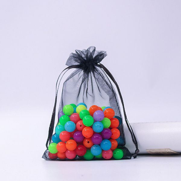 PandaHall Rectangle Organza Drawstring Bags, Black, 10x8cm Organza Rectangle Black
PandaHall Rectangle Organza Drawstring Bags, Black, 10x8cm Organza Rectangle Black