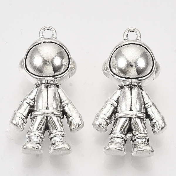 PandaHall Tibetan Style Alloy Pendants, Cadmium Free & Lead Free, Spaceman, Antique Silver, 32.5x18x12mm, Hole: 2mm Alloy Human
PandaHall Tibetan Style Alloy Pendants, Cadmium Free & Lead Free, Spaceman, Antique Silver, 32.5x18x12mm, Hole: 2mm Alloy Human