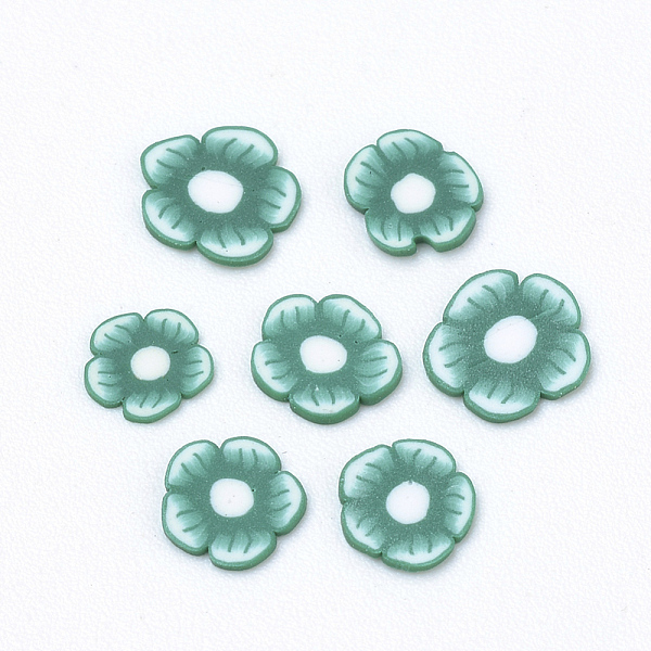PandaHall Handmade Polymer Clay Nail Art Decoration, Fashion Nail Care, No Hole, Flower, Mixed Color, 4~6x4~6x0.5mm, 10000pcs/bag Polymer..., Multicolor
PandaHall Handmade Polymer Clay Nail Art Decoration, Fashion Nail Care, No Hole, Flower, Mixed Color, 4~6x4~6x0.5mm, 10000pcs/bag Polymer..., Multicolor
