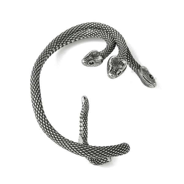 PandaHall 316 Surgical Stainless Steel Cuff Earrings, Right, Snake, 37x45mm 316 Surgical Stainless Steel Snake
PandaHall 316 Surgical Stainless Steel Cuff Earrings, Right, Snake, 37x45mm 316 Surgical Stainless Steel Snake