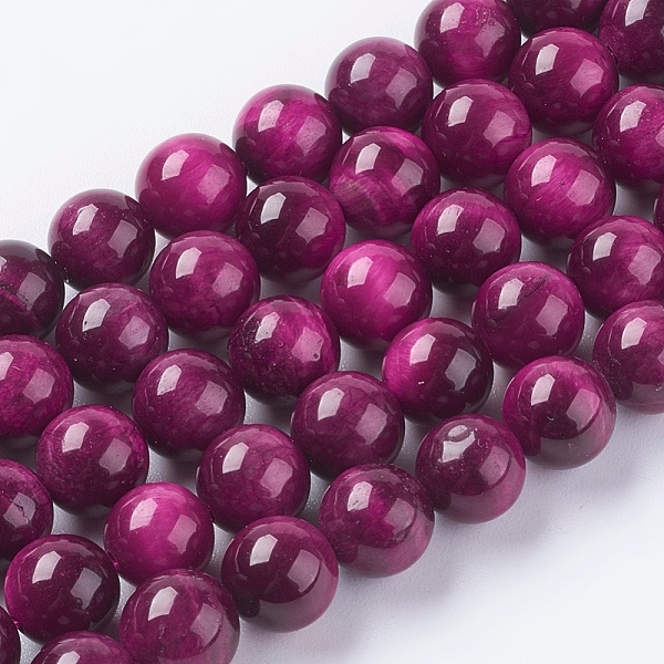 PandaHall Natural Tiger Eye Beads Strands, Dyed & Heated, Round, Medium Violet Red, 8mm, Hole: 1mm, about 48pcs/strand, 15.75 inch Tiger Eye...
PandaHall Natural Tiger Eye Beads Strands, Dyed & Heated, Round, Medium Violet Red, 8mm, Hole: 1mm, about 48pcs/strand, 15.75 inch Tiger Eye...