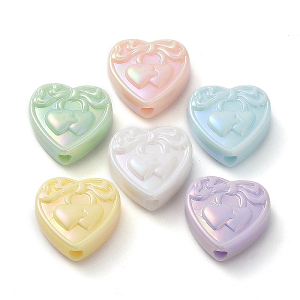 PandaHall UV Plating Opaque Acrylic Beads, Iridescent, Heart, Mixed Color, 21x21.5x9mm, Hole: 3.4mm Acrylic Heart Multicolor
PandaHall UV Plating Opaque Acrylic Beads, Iridescent, Heart, Mixed Color, 21x21.5x9mm, Hole: 3.4mm Acrylic Heart Multicolor