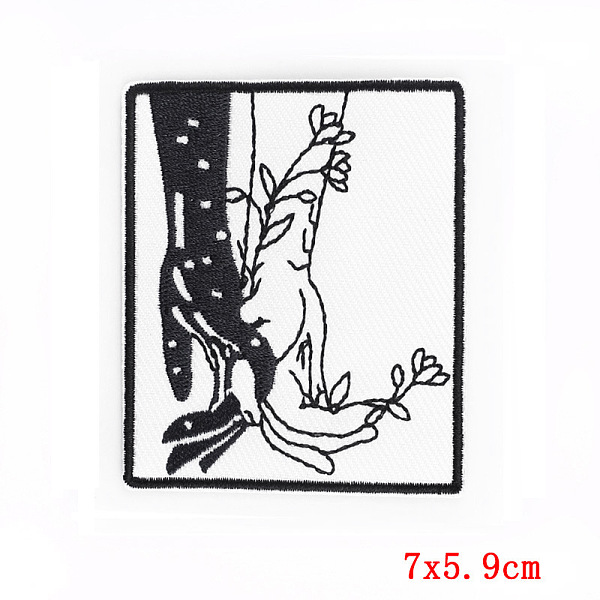 PandaHall Computerized Embroidery Cloth Iron on/Sew on Patches, Costume Accessories, Lover Pattern, 70x59mm Cloth Human White
PandaHall Computerized Embroidery Cloth Iron on/Sew on Patches, Costume Accessories, Lover Pattern, 70x59mm Cloth Human White