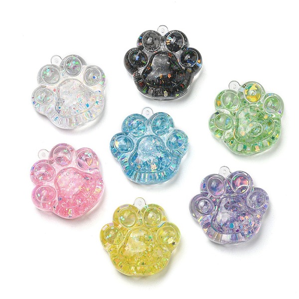 PandaHall Luminous Transparent Acrylic Big Pendants, with Star Quicksand, Claw, Mixed Color, 50x51x24mm, Hole: 2mm Acrylic Paw Print..., Multicolor
PandaHall Luminous Transparent Acrylic Big Pendants, with Star Quicksand, Claw, Mixed Color, 50x51x24mm, Hole: 2mm Acrylic Paw Print..., Multicolor