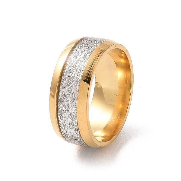 PandaHall Enamel Texture Flat Band Ring, 201 Stainless Steel Jewelry for Women, Golden, Inner Diameter: 17mm 201 Stainless Steel White
PandaHall Enamel Texture Flat Band Ring, 201 Stainless Steel Jewelry for Women, Golden, Inner Diameter: 17mm 201 Stainless Steel White