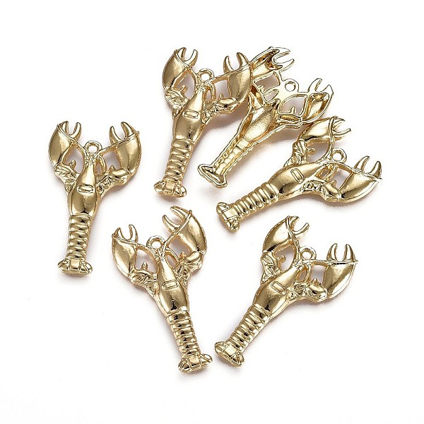 PandaHall Tibetan Style Alloy Pendants, Ocean Theme, Lead Free & Nickel Free & Cadmium Free, Lobster, Real 14K Gold Plated, 38x21.5x3mm...
PandaHall Tibetan Style Alloy Pendants, Ocean Theme, Lead Free & Nickel Free & Cadmium Free, Lobster, Real 14K Gold Plated, 38x21.5x3mm...