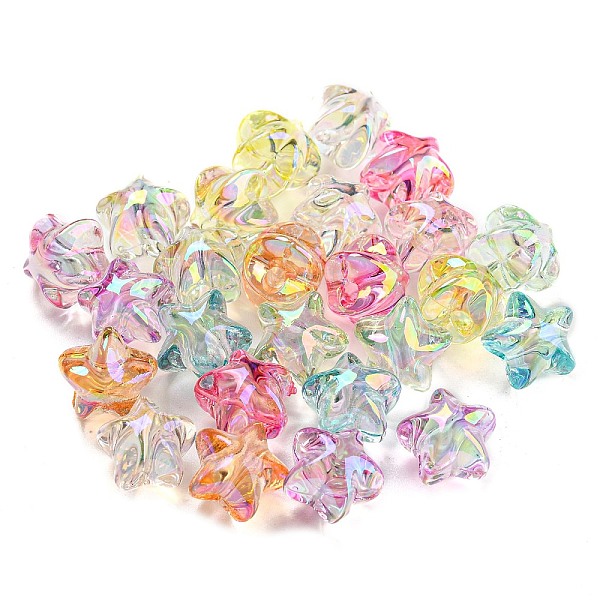 PandaHall UV Plating Transparent Acrylic Beads, Iridescent Star, Mixed Color, 11x11.5x10mm, Hole: 2.5mm Acrylic Star Multicolor
PandaHall UV Plating Transparent Acrylic Beads, Iridescent Star, Mixed Color, 11x11.5x10mm, Hole: 2.5mm Acrylic Star Multicolor