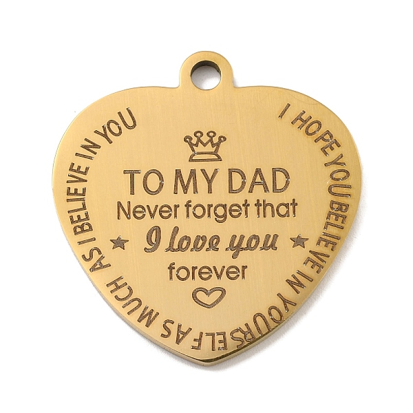PandaHall Vacuum Plating 201 Stainless Steel Pendants, Family Theme Message Charms, Heart with Word Charms, Real 18K Gold Plated...
PandaHall Vacuum Plating 201 Stainless Steel Pendants, Family Theme Message Charms, Heart with Word Charms, Real 18K Gold Plated...
