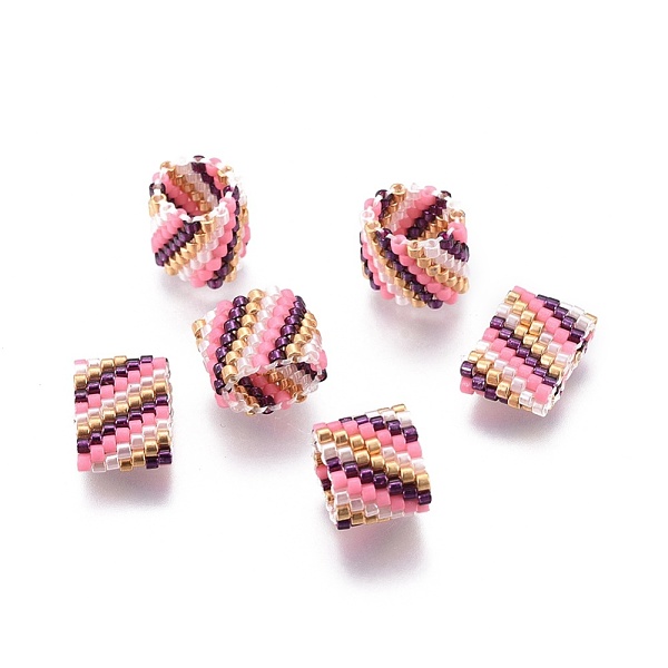 PandaHall MIYUKI & TOHO Handmade Japanese Seed Beads, Loom Pattern, Ring, Colorful, 14~15x9.5~10x3.5~4mm Glass Ring
PandaHall MIYUKI & TOHO Handmade Japanese Seed Beads, Loom Pattern, Ring, Colorful, 14~15x9.5~10x3.5~4mm Glass Ring